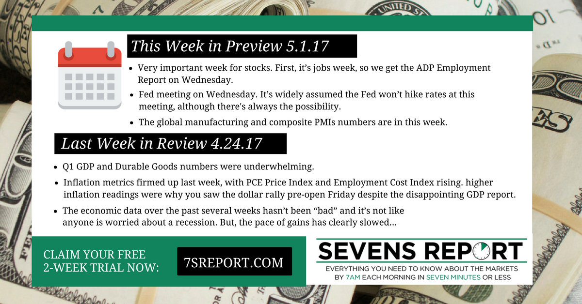 The Sevens Report - This week and last week