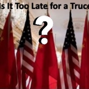 U.S. and China Flags